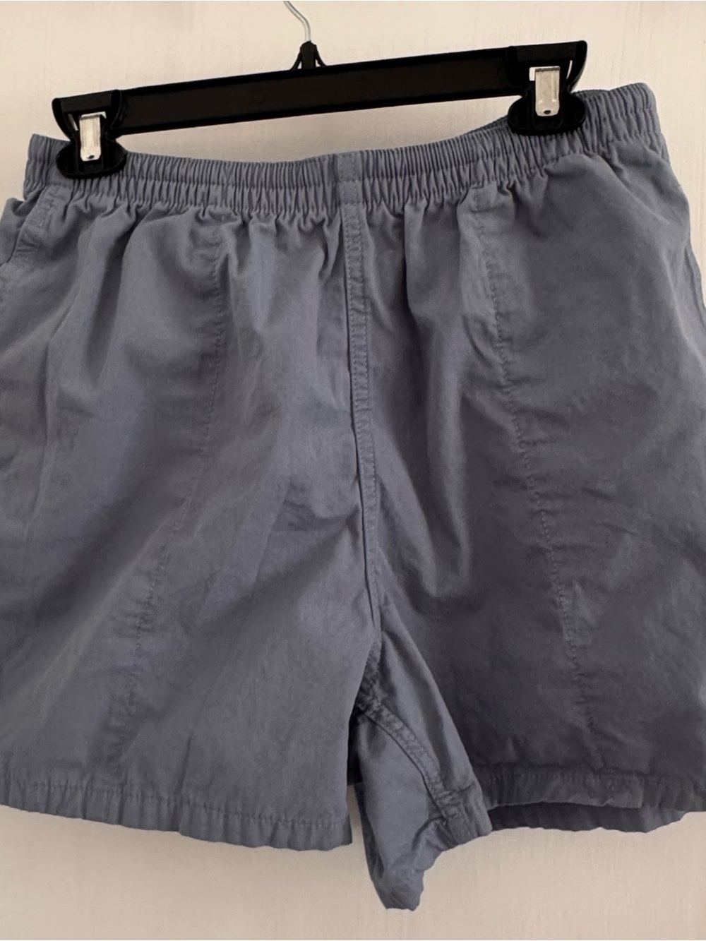 Casual Elastic Waist Shorts - Slate Blue